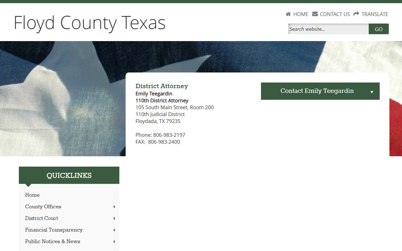 Floyd County court records after arrest district attorney contact