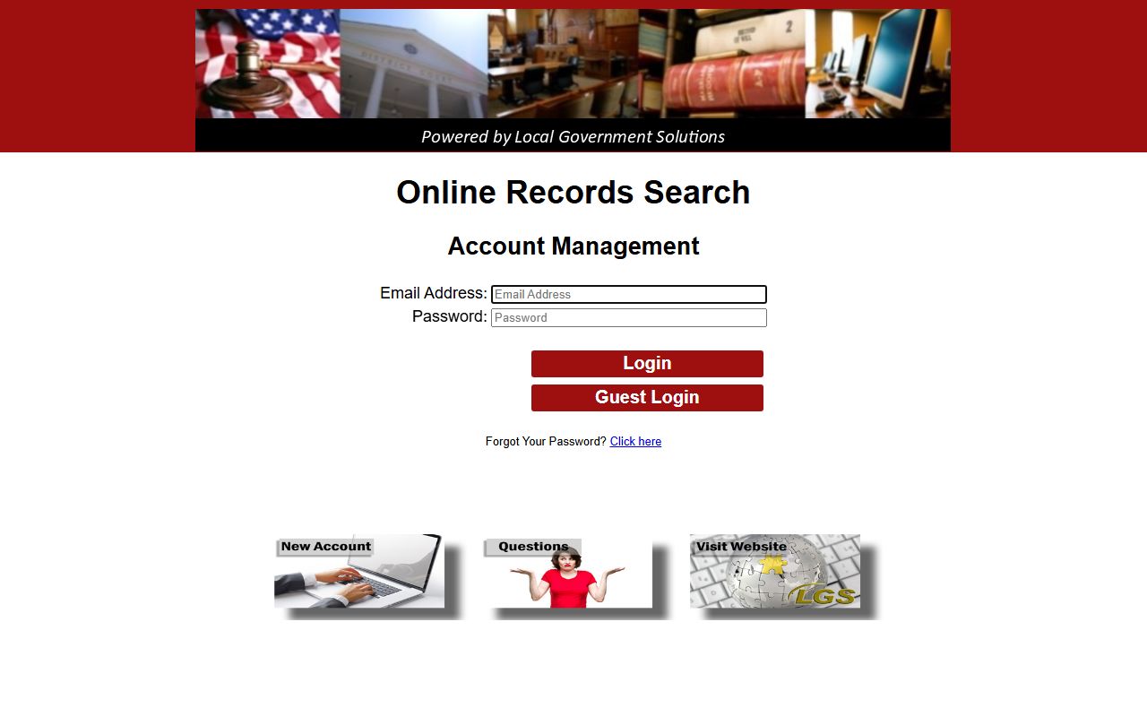 Floyd County court records after arrest LGS guest login fields